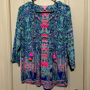 Lilly Pulitzer Feel The Beat Marilina Tunic